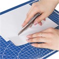 Коврик (мат) для резки BRAUBERG EXTRA 5-слойный, А3 (450х300 мм), двусторонний, толщина 3 мм, синий, 237177 237177