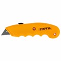 Нож универсальный мощный STAFF PRO, автофиксатор с 3 положениями, ABS-пластик, 238733 238733