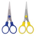 Ножницы ПИФАГОР, 130 мм, резиновые вставки, картонная упаковка с подвесом, ассорти, 236984 236984