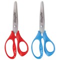 Ножницы ЮНЛАНДИЯ "ВЕТЕРОК", 130 мм, ассиметричные ручки, упаковка с подвесом, ассорти, 236979 236979