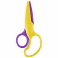 Ножницы ЮНЛАНДИЯ "ЁЖИК", 127 мм, безопасные пластиковые лезвия, эргономичные ручки, ассорти, 236982 236982