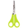 Ножницы ЮНЛАНДИЯ, 135 мм, с линейкой и футляром для лезвий, салатовые, блистер, 237109 237109