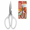 Ножницы кухонные DASWERK, 210 мм, с открывашкой, зазубренные, металлические ручки, 608901 608901