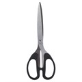 Ножницы BRAUBERG "Classic", 210 мм, чёрные, классической формы, 2-х сторонняя заточка, 230935 230935