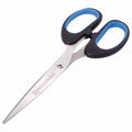 Ножницы BRAUBERG "Classic+", 160 мм, черно-синие, классической формы, резиновые вставки, 236447 236447