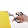 Ножницы BRAUBERG "Classic+", 160 мм, черно-синие, классической формы, резиновые вставки, 236447 236447