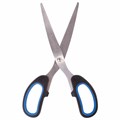 Ножницы BRAUBERG "Classic+", 185 мм, черно-синие, классической формы, резиновые вставки, 236448 236448