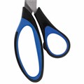 Ножницы BRAUBERG "Office-Expert" 216 мм, сине-черные, резиновые вставки, 3-х сторонняя заточка, 231563 231563