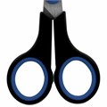 Ножницы BRAUBERG "Soft Grip", 140 мм, черно-синие, резиновые вставки, 3-х сторонняя заточка, 230760 230760