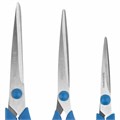 Ножницы BRAUBERG "UNIVERSAL" 3 шт. (140, 170, 210 мм), черно-синие ручки, ВЫГОДНАЯ УПАКОВКА, 272978 272978