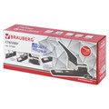 Степлер МОЩНЫЙ №24/6-23/24 металлический BRAUBERG "Heavy duty", до 200 листов, черный, 227660 227660
