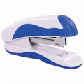 Степлер №10 BRAUBERG "JET PRO", до 12 листов, эргономичный, бело-синий, 228582 228582