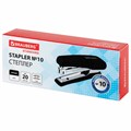 Степлер №10 BRAUBERG "Standard", до 20 листов, черный, 272754 272754