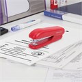 Степлер №10 BRAUBERG "SX-19", до 12 листов, с антистеплером, красный, 228589 228589