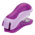 Степлер №10 МИНИ ЮНЛАНДИЯ, до 15 листов, с антистеплером, эргономичный, фиолетовый, 228492 228492