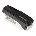 Степлер №24/6, 26/6 BRAUBERG "ADVANCED", до 20 листов, с антистеплером, черный, 228748 228748