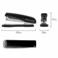 Степлер №24/6, 26/6 BRAUBERG "Classic", до 25 листов, черный, 222546 222546