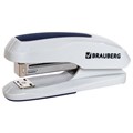 Степлер №24/6, 26/6 BRAUBERG "Extra", до 30 листов, серо-синий, 229087 229087 - фото 225853