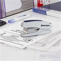 Степлер №24/6, 26/6 BRAUBERG "Extra", до 30 листов, серо-синий, 229087 229087