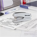Степлер №24/6, 26/6 BRAUBERG "Extra", до 30 листов, серый, 229089 229089