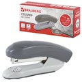 Степлер №24/6, 26/6 BRAUBERG "Original", до 25 листов, серый, 222535 222535