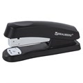 Степлер №24/6, 26/6 BRAUBERG "Standard+", до 30 листов, черный, 228608 228608 - фото 226042