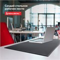 Коврик-подкладка настольный для письма (650х450 мм), с прозрачным карманом, черный, BRAUBERG, 236775 236775