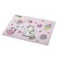 Настольное покрытие BRAUBERG KIDS, А3+, пластик, 46x33 см, "Unicorn dreams", 271730 271730