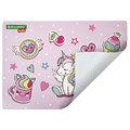Настольное покрытие BRAUBERG KIDS, А3+, пластик, 46x33 см, "Unicorn dreams", 271730 271730