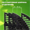 Лоток вертикальный для бумаг STAFF, 245х165х285 мм, 3 отделения, сетчатый, сборный, черный, 237293 237293
