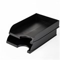 Лоток горизонтальный для бумаг BRAUBERG Standard, 350х253х65 мм, черный, 237947 237947