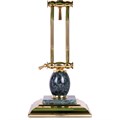 Светильник настольный из мрамора GALANT, основание - зеленый мрамор с золотистой отделкой, 231488 231488