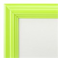 Рамка 21х30 см небьющаяся, багет 17,5 мм, пластик, BRAUBERG "Colorful", салатовая, 391244 391244