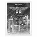Рамка 21х30 см небьющаяся, КОМПЛЕКТ 3 шт., багет 14 мм дерево, BRAUBERG "Elegant", белая, 391355 391355
