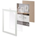 Рамка 21х30 см небьющаяся, КОМПЛЕКТ 3 штуки, багет 21 мм, МДФ, BRAUBERG "Idea", белая, 391392 391392
