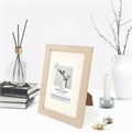 Рамка 21х30 см с паспарту 13х18 см, небьющаяся, багет 26 мм, МДФ, BRAUBERG "Ambassador", цвет дуб, 391367 391367