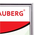 Рамка 21х30 см, пластик, багет 12 мм, BRAUBERG "HIT2", серебро, стекло, 390946 390946