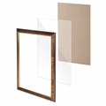 Рамка 21х30 см, пластик, багет 20 мм, BRAUBERG "HIT3", бронза с двойной позолотой, стекло, 390989 390989