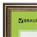 Рамка 21х30 см, пластик, багет 30 мм, BRAUBERG "HIT4", золото, стекло, 391000 391000