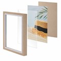 Рамка BRAUBERG LOFT THREE-IN-ONE, НАБОР 3 штуки, фото разного размера, акриловый экран, 17х22 см, 391289 391289