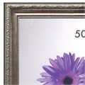 Рамка премиум 50х70 см, пластик, багет 33 мм, "Dorothy", серебро, 0023-50-3330 390735