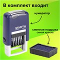 Нумератор 6-разрядный STAFF, оттиск 22х4 мм, "Printer 7836", 237434 237434