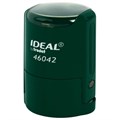 Оснастка для печатей оттиск D=42 мм, синий, TRODAT IDEAL 46042, корпус ИЗУМРУД, крышка, подушка,191407 238376