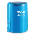 Оснастка для печатей, оттиск D=42 мм, синий, TRODAT IDEAL 46042, корпус синий, крышка, подушка, 125310 237929
