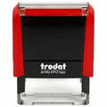 Штамп самонаборный 4-стр., 47х18 мм, синий, TRODAT 4912P4/DB, корпус КРАСНЫЙ, КАССЫ В КОМПЛЕКТЕ, 43218 238366