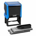 Штамп самонаборный 8-строчный, оттиск 60х40 мм, синий без рамки, TRODAT 4927/DB, КАССЫ В КОМПЛЕКТЕ, 4957 230562