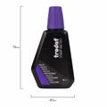 Краска штемпельная TRODAT, фиолетовая, 28 мл, на водной основе, 7011ф 220736