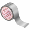 Клейкая АЛЮМИНИЕВАЯ лента 50 мм х 40 м, ТЕРМО- и МОРОЗОСТОЙКАЯ, европодвес, BRAUBERG, 606769 606769