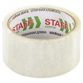 Клейкая лента упаковочная 48 мм x 40 м, прозрачная, толщина 40 микрон, STAFF, 440087 440087
