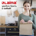 Крафт-пакет бумажный 12х8х24 см, КОМПЛЕКТ 100 шт., плотность 90 г/м2, LAIMA ECO CRAFT, 609682 609682
